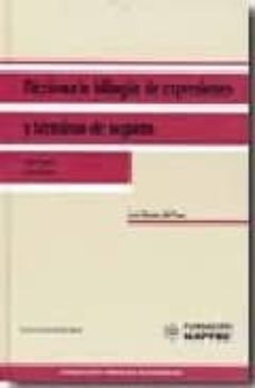 diccionario bilingue de expresiones y terminos de seguros (ingles -español-español-ingles).-juan ramon del pozo-9788498440140