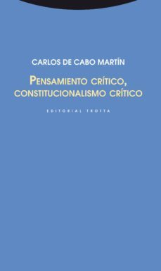 pensamiento critico: constitucionalismo critico-9788498795240