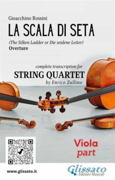 viola part of "la scala di seta" for string quartet (ebook)-9791220863940