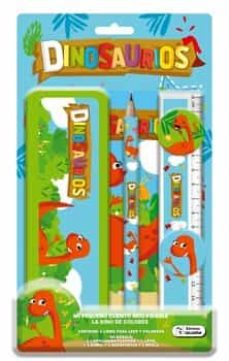 kit de colorear dinosaurios ii: mi pequeño cuento inolvidable. la dino de colores-8436557974150