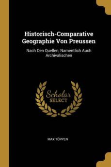 historisch-comparative geographie von preussen-9780270385250