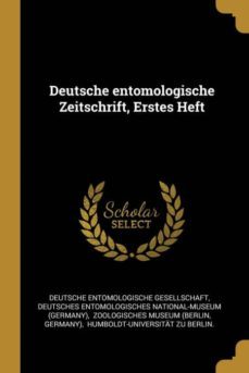 deutsche entomologische zeitschrift erstes heft-9780341448150