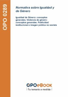 normativa sobre igualdad y de genero (ebook)-9781524316150