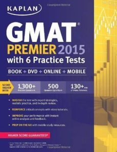 kaplan gmat premier 2015-9781618656650