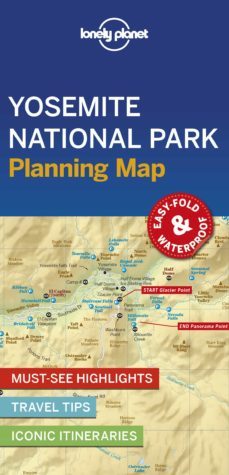lonely planet yosemite national park planning map 1 2019-9781788686150