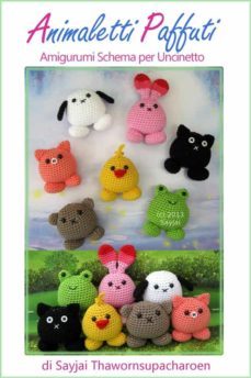 animaletti paffuti amigurumi schema per uncinetto (ebook)-9781909355750