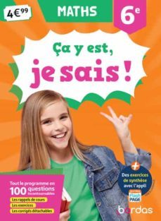 ça y est, je sais ! maths 6e-9782047359150