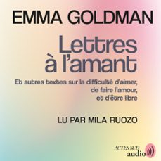 lettres a l'amant (audiolibro)-emma goldman-9782330191450