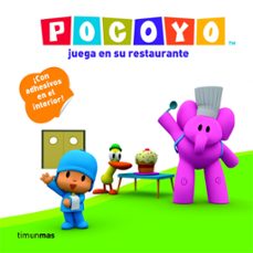 pocoyo juega en su restaurante (incluye adhesivos)-9788408069850