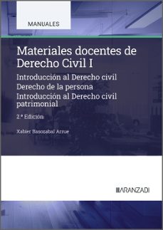 materiales docentes de derecho civil i-xabier basozabal arrue-9788410854550