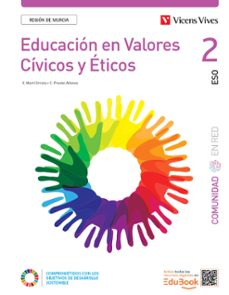 educacion en valores civicos y eticos 2º eso. region de murcia (comunidad en red)-9788410965850