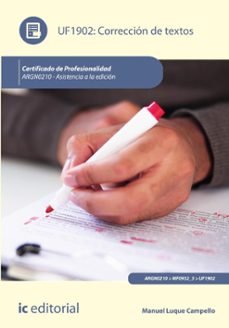 (i.b.d.) argn0210 - correccion de textos. asistencia a la edicion-manuel luque campello-9788411847650