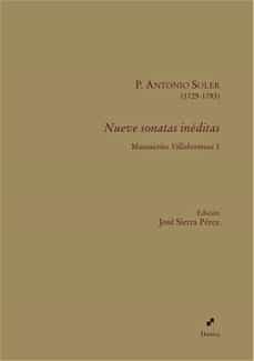 nueve sonatas ineditas-antonio soler-9788412326550