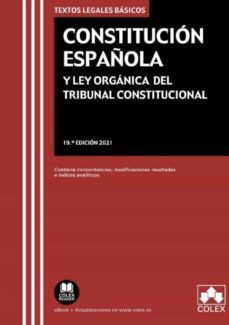 constitucion española y ley organica del tribunal constitucional-9788413591650