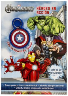 los vengadores: heroes en accion (libro con llavero)-9788415343950
