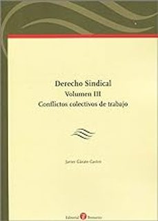 derecho sindical volumen iii conflictos colectivos de trabajo-9788419574350