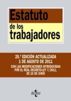 estatuto de los trabajadores (25ª ed)-9788430952250