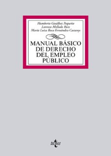 manual basico de derecho del empleo publico-mª luisa roca fernandez castanys-lorenzo mellado ruiz-9788430959150