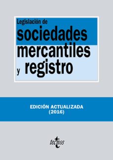 legislacion de sociedades mercantiles y registro (21ª ed.)-9788430970650