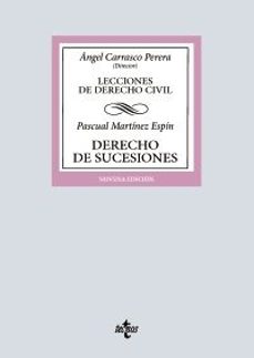 derecho de sucesiones (9ª ed.)-pascual martinez espin-9788430992850