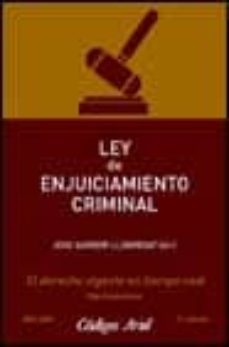 ley de enjuiciamiento criminal-jose garberi llobregat-9788434430150