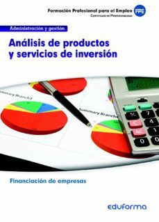 ufo0338.analisis de productos y servicios de inversion. familia p rofesional administracion y gestion. certificados de             profesionalidad-elisa cruzado revilla-9788467692150