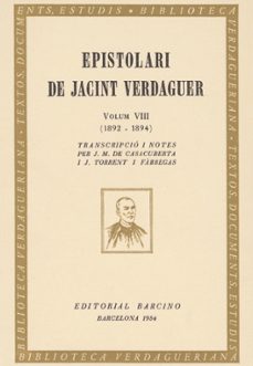 epistolari de jacint verdaguer (tomo 8)-jacint verdaguer-9788472265950