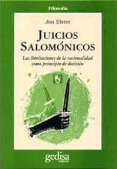 juicios salomonicos-9788474324150