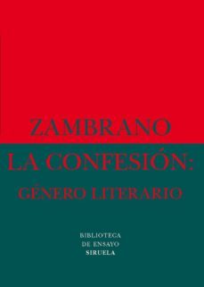 la confesion genero literario-9788478442850
