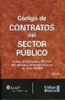 codigo de contratos del sector publico 2009-9788481262650