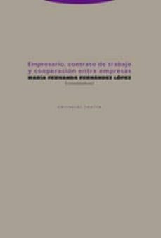 empresario, contrato de trabajo y cooperacion entre empresas-9788481646450