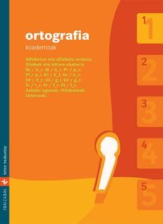 ortografia koadernoak 1 ed 2009  euskera-9788483941850