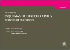 esquemas de derecho civil v. derecho de sucesiones-carmen sanchez hernandez-9788490531150