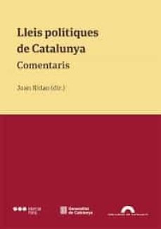 lleis politiques de catalunya-9788491238850