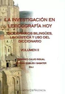 la investigacion en lexicografia hoy-9788491332350