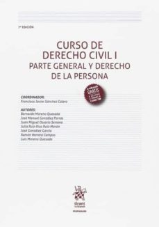 curso de derecho civil i: parte general y derecho de la persona (7ª ed.)-f. javier (coord.) sanchez calero-9788491692850