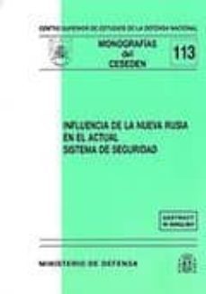 influencia de la nueva rusia en el actual sistema de seguridad-9788497815550