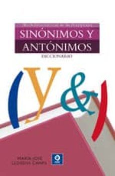 sinonimos y anonimos-maria jose llorens camps-9788497942850