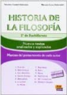 historia filosofia (2010 )(2ª bachillerato): textos explicados-9788498481150