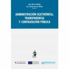 administracion electronica, transparencia y contratacion publica-9788498903850