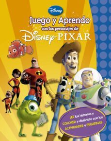 juego y aprendo con los personajes de disney pixar-9788499513850