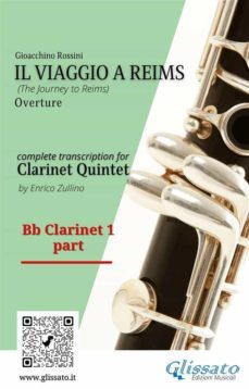 bb clarinet 1 part of "il viaggio a reims" for clarinet quintet (ebook)-9791220869850