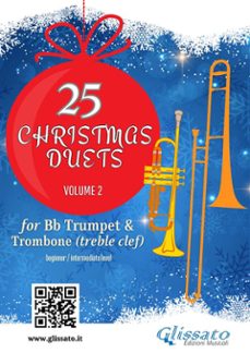 25 christmas duets for bb trumpet and trombone (treble clef)  volume 2 (ebook)-9791222425450