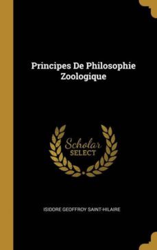 principes de philosophie zoologique-9780270439960