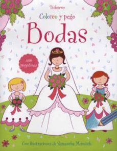 bodas: coloreo y pego-jessica greenwell-9781409536260