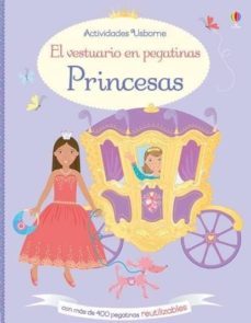 princesas. el vestuario en pegatinas-fiona watt-9781409537960