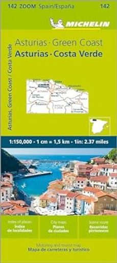 mapa zoom asturias, costa verde 11142-9782067258860