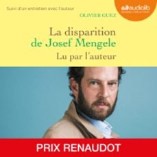 la disparition de josef mengele (audiolibro)-olivier guez-9782367626260