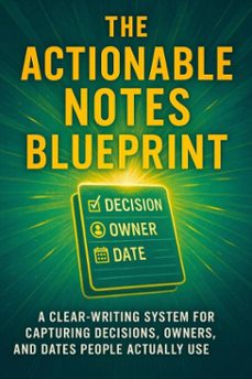 the actionable notes blueprint (ebook)-caleb prescott-9783565101160