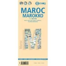 marruecos, mapa de carreteras (1:1400000)-9783866093560